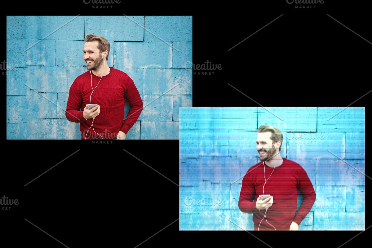 Screen Glitch Photo Effect, a Layer Style Add-On by alexdndz (Photo 2 of 3)