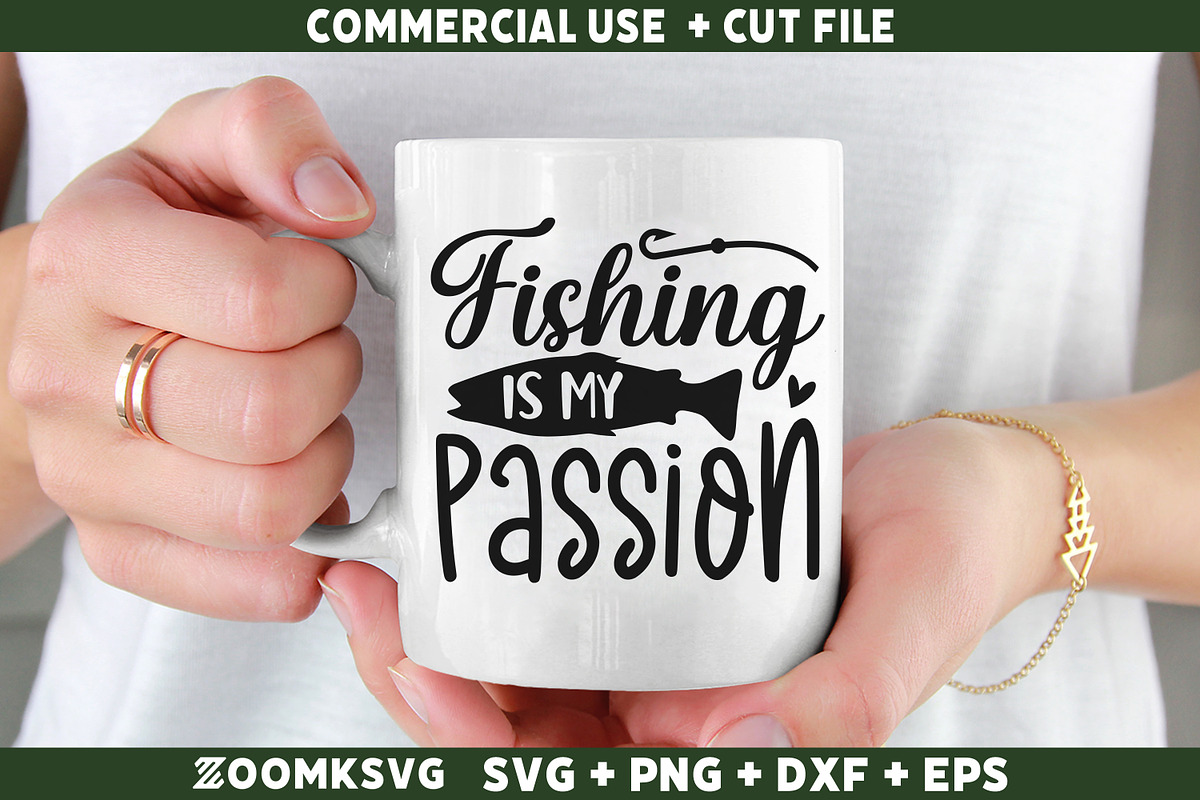 Fishing SVG Bundle 20 Designs, an Illustration by ZoomkSVG (Photo 13 of 41)
