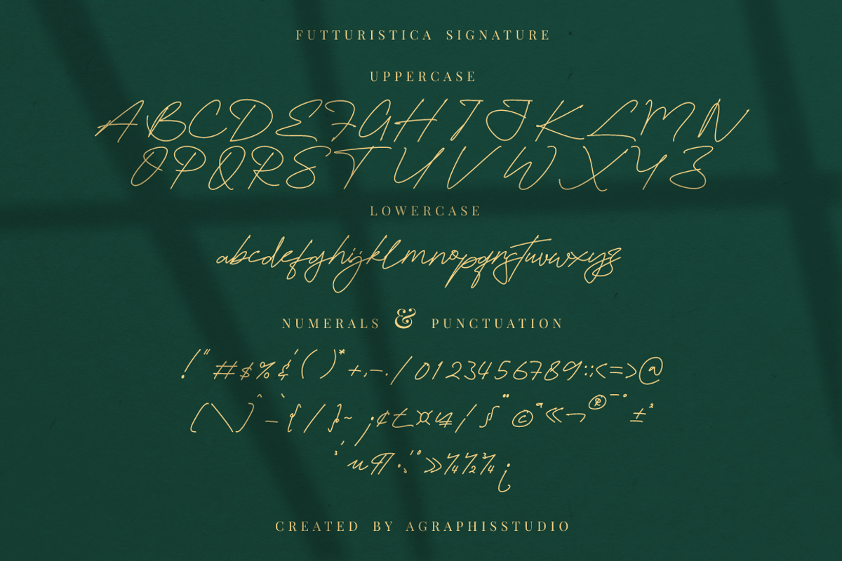Futturistica Signature Business Font, a Script Font by KennedyStudio (Photo 8 of 10)