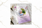 Funeral Invitation Canva FR009, an Invitation Template by TyphoonStudio (Thumbnail 1 of 7)