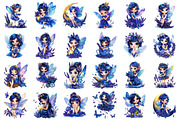 Whimsical Cute Lavender Fairy, a Seasonal Illustration by designcity5 (Thumbnail 2 of 5)