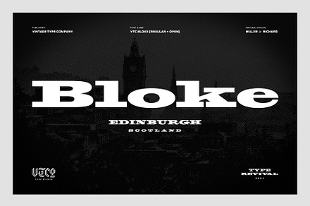 Bloke Display Font