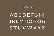 NEORE – Futuristic Luxury Font, a Sans Serif Font by WhymoreArt (Thumbnail 10 of 11)
