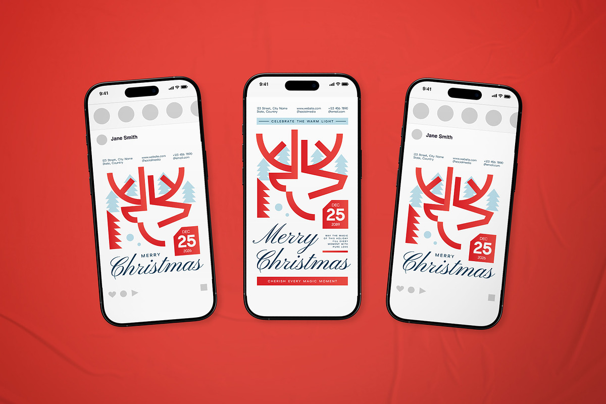 Merry Christmas Event Flyer Set, a Flyer Template by The Good Store (Photo 2 of 2)