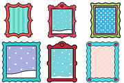 Christmas Vintage Cute Frame Bundle, an Illustration by Daily.Designs (Thumbnail 5 of 5)