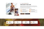 Yoga & Meditation Elementor Template, a WordPress Template by HasnainDEV (Thumbnail 3 of 5)