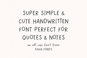 Positive Quotes - All Caps Font