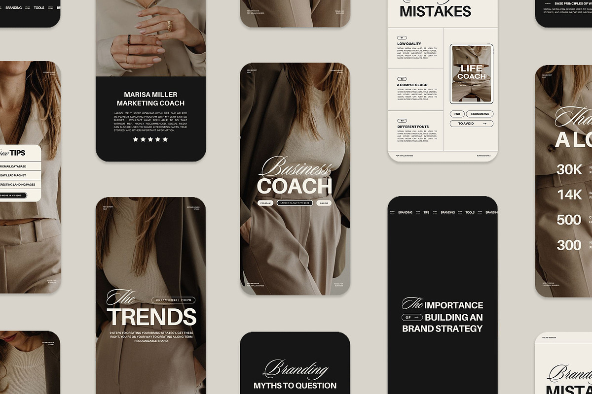 Big Coach Bundle Canva VI, a Marketing Template by Instprofi | Studio Estimo (Photo 19 of 33)