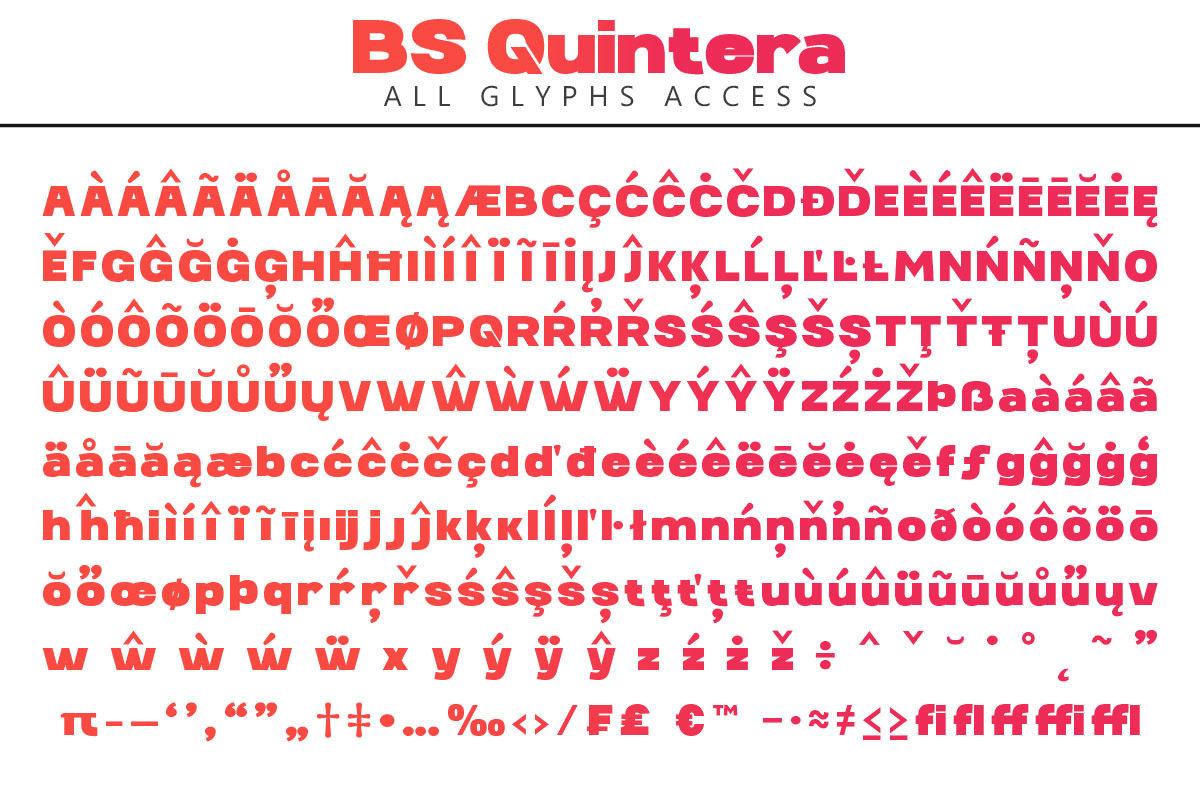 BS Quintera, a Sans Serif Font by Black Studio (Photo 8 of 12)