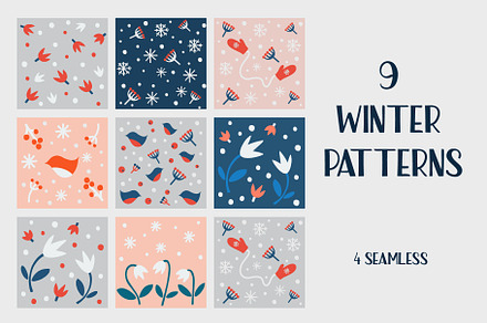 Winter Patterns Set