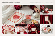 Valentine's Day Card Mockup Bundle, a Product Mockup by Wildfield Studio (Thumbnail 2 of 9)