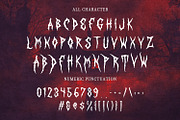 Anhork Bold Horror Display Font, a Blackletter Font by Maulana Creative (Thumbnail 5 of 7)