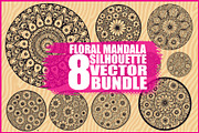 Mandala Floral Circle Pack, an Illustration by BIPLOB EXPERT (Thumbnail 1 of 9)