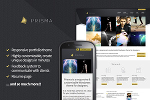 Prisma Reponsive WordPress Portfolio