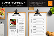 Classy Food Menu 4, a Brochure Template by Luuqas Design (Thumbnail 3 of 10)