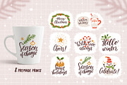 Sweet holidays. Christmas clipart, a Decorative Illustration by MagicForestory (Thumbnail 9 of 10)