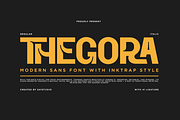 Thegora - Modern Inktrap Sans Serif, a Sans Serif Font by Say Studio (Thumbnail 1 of 13)
