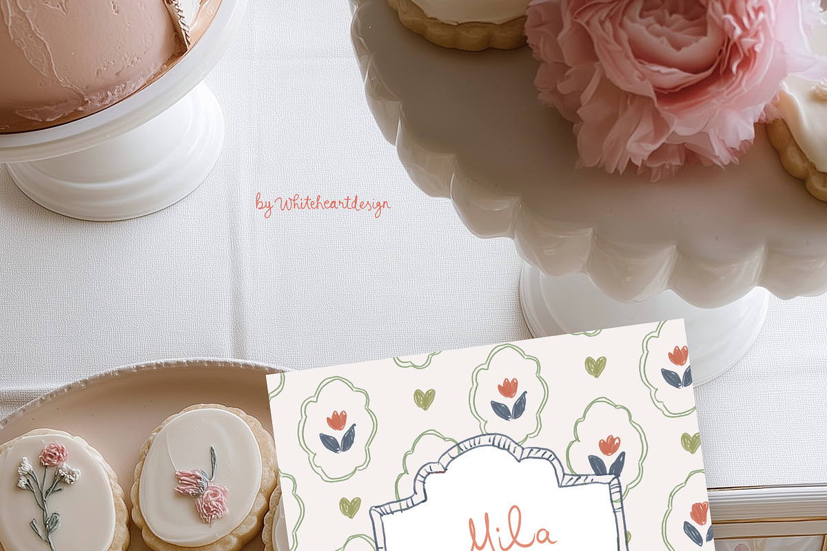 Cottagecore Clipart, Frames, Prints, a Decorative Illustration by whiteheartdesign (Photo 11 of 34)