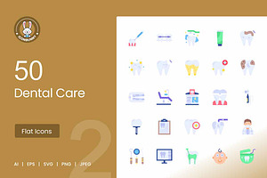 Dental Care Icons, an Icon by IconBunny