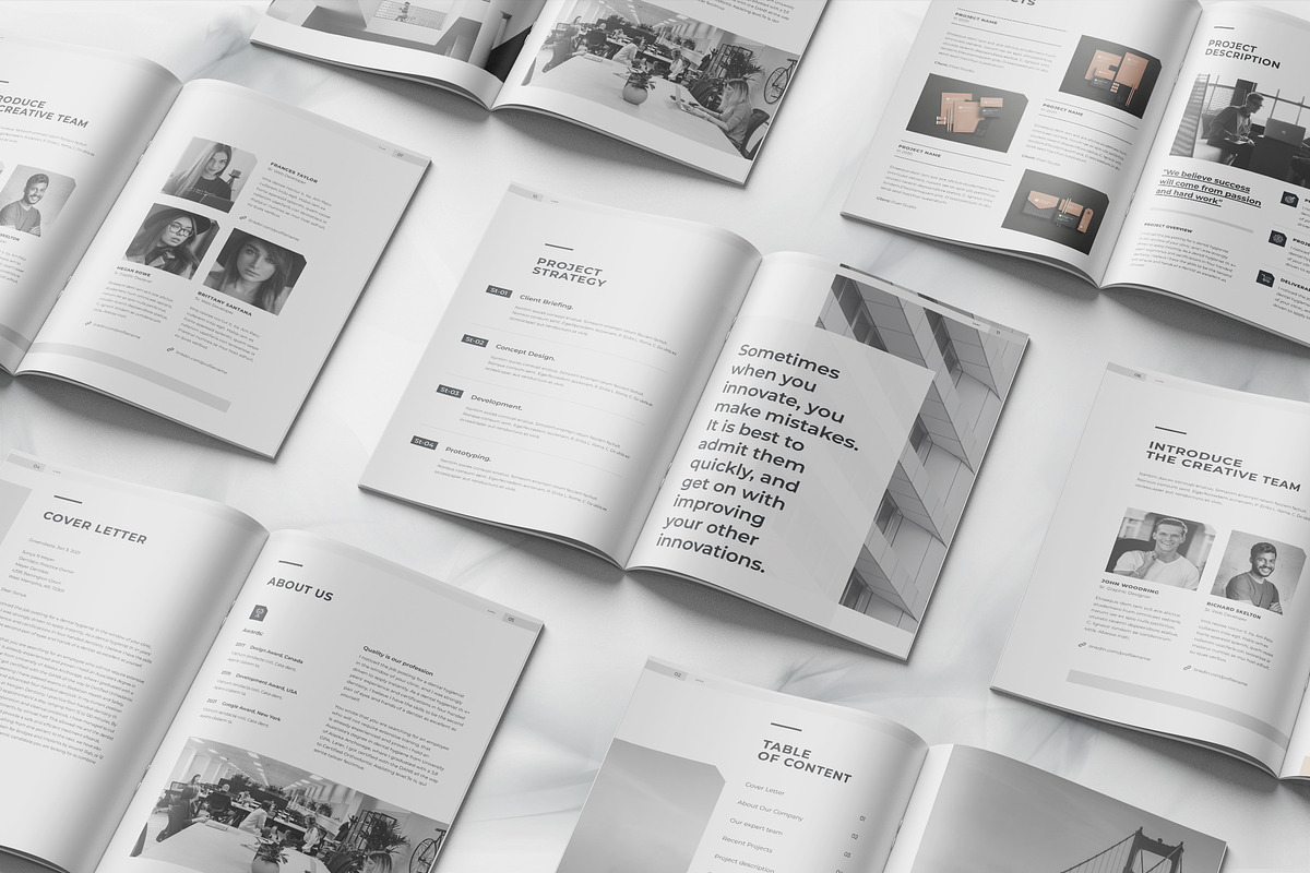 Business Proposal | InDesign | Word, a Brochure Template by Theme Weavers (Photo 6 of 6)