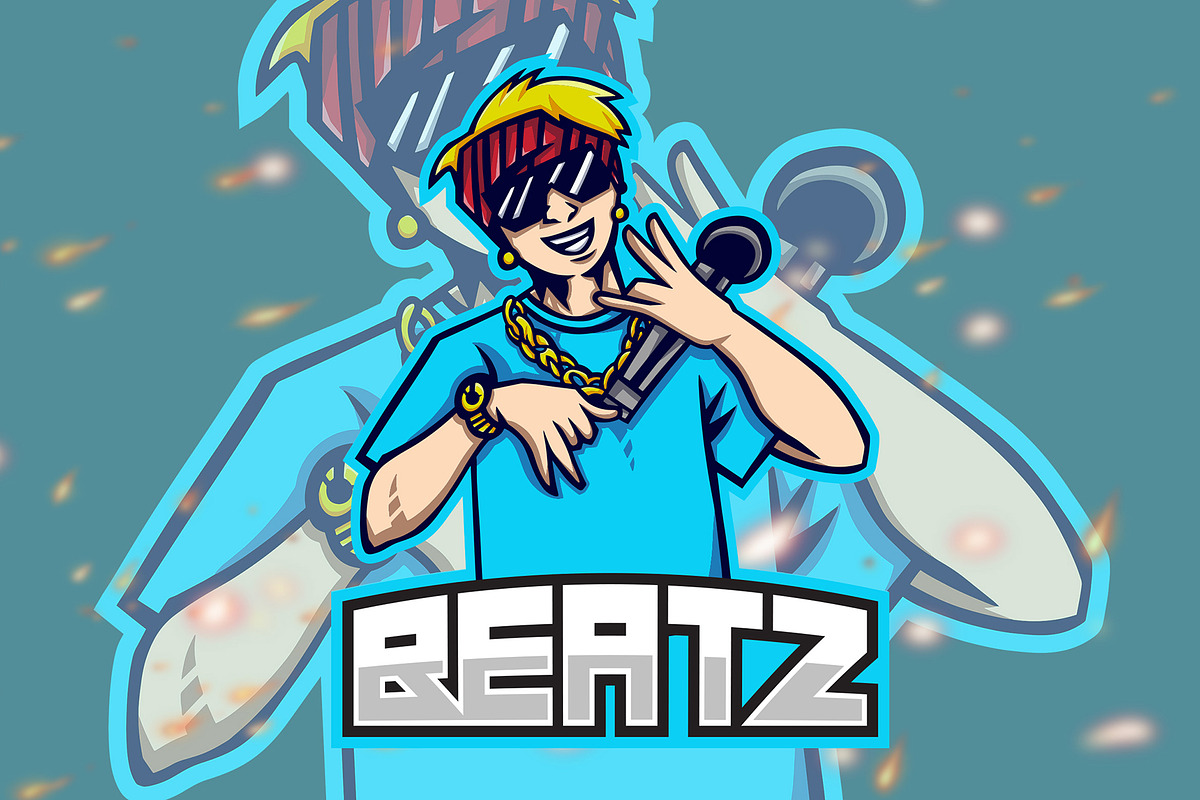 Beatz Rap Rnb Battle Logo, a Branding & Logo Template by Giant Design