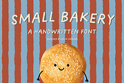 Small bakery | handwritten font, a Handwritten Font by JuliaVolkova (Thumbnail 1 of 8)