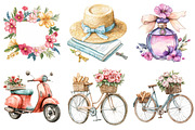 Morning and Fall Clipart, an Illustration by Watercolor design (Thumbnail 5 of 5)