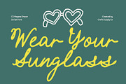 CS Megara Drawn, a Script Font by Craft Supply Co. (Thumbnail 3 of 8)
