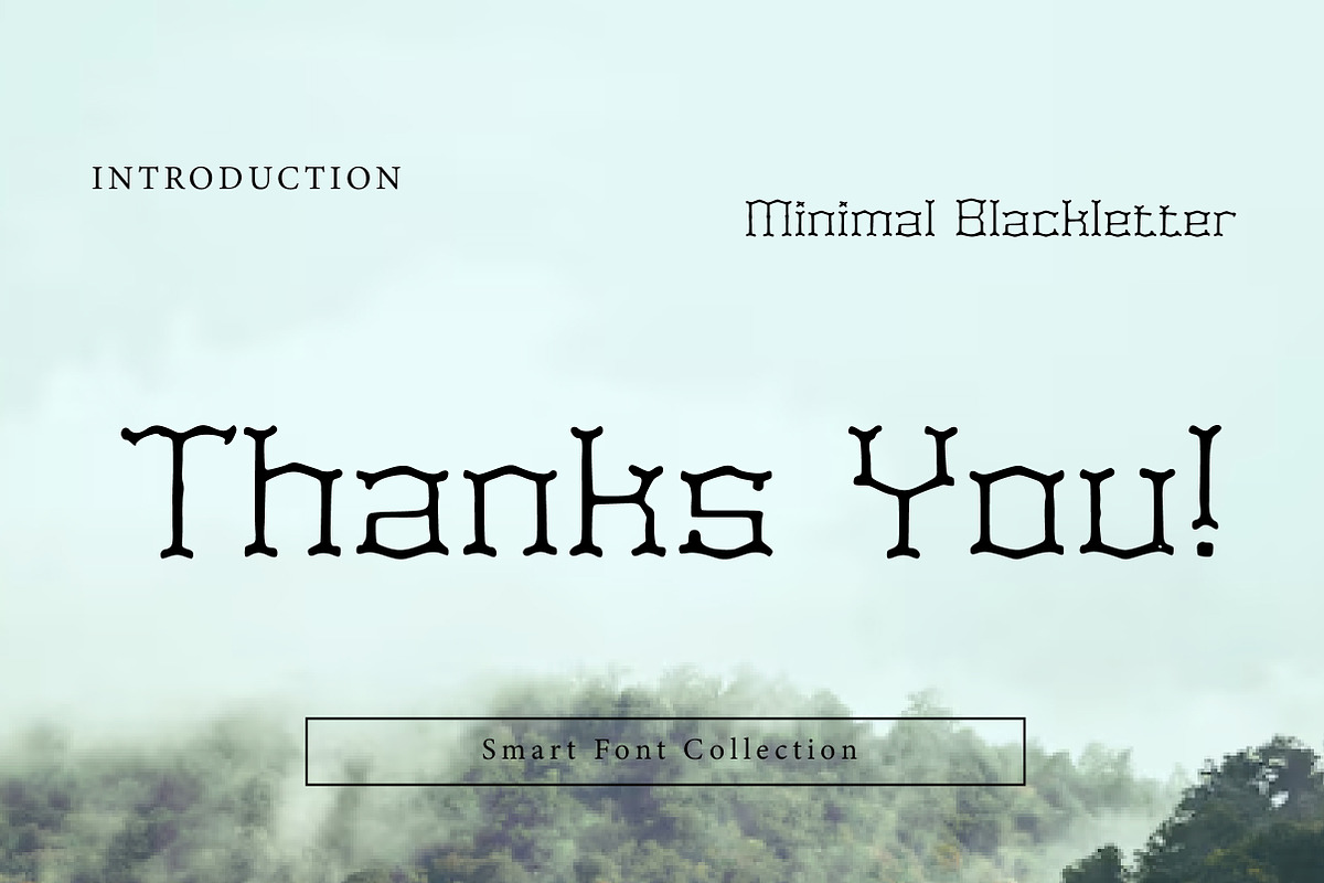 Minimal blackletter, a Handwritten Font by Wow Magic (Photo 3 of 3)