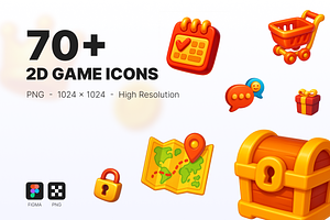 2D Game Icons Pack