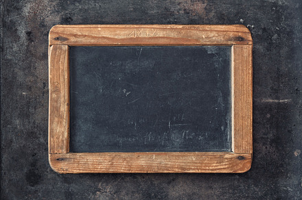 Antique chalkboard on metal texture, a School & Education Photo by LiliGraphie