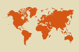 Vector world map
