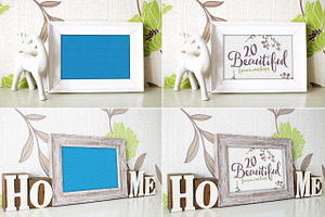 20 Beautiful Frame Mockups