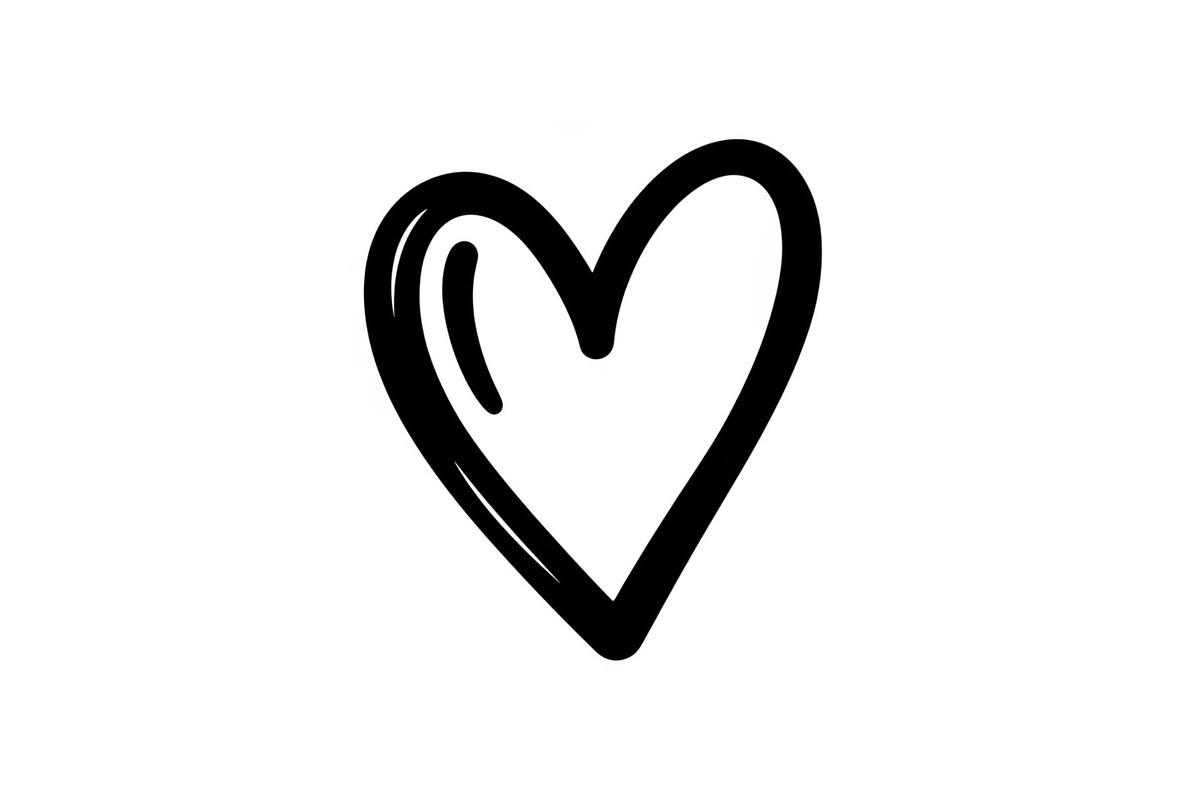 Hand Drawn Heart Doodle Vector Bundl, an Illustration by Creativeshirt (Photo 21 of 48)