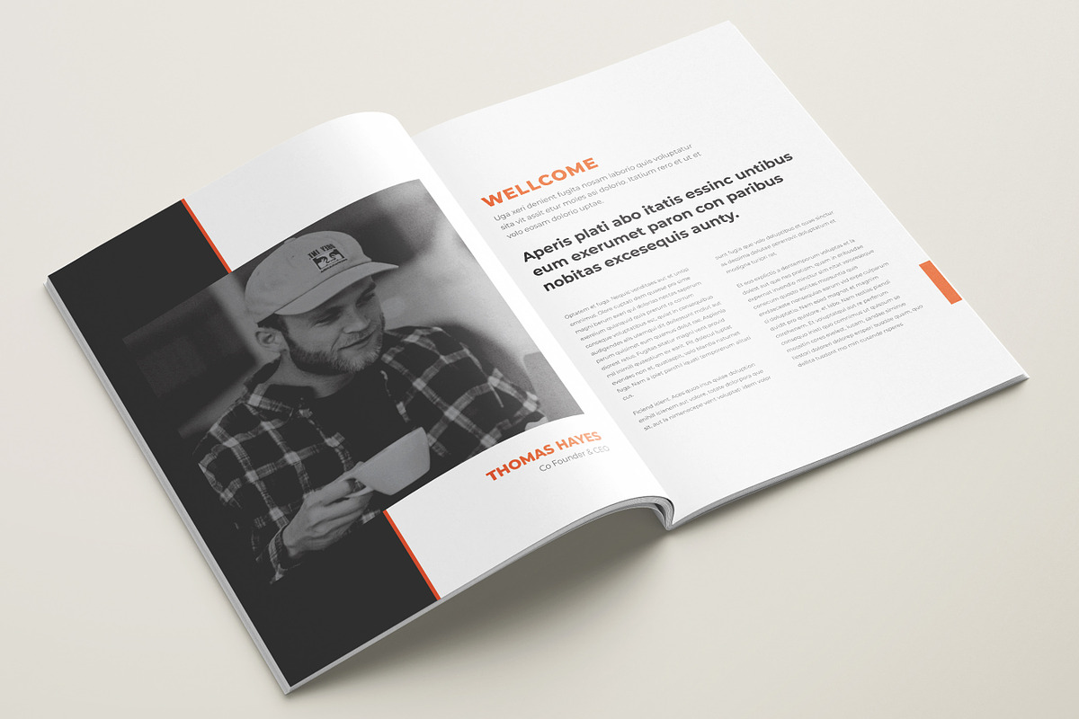 Business Profile Template | Handbook, a Brochure Template by DesVert (Photo 2 of 6)