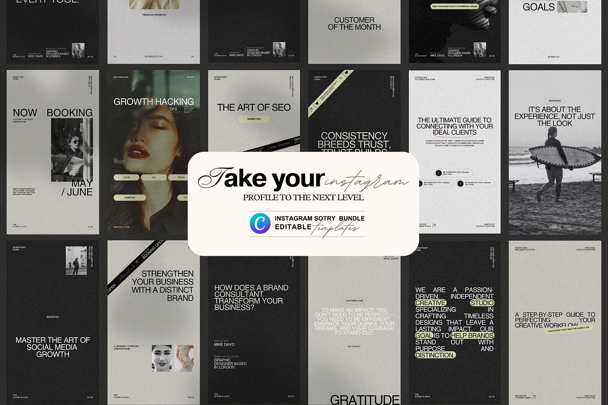 Aesthetic Story Instagram Template, a Social Media Template by Prapti Design (Photo 5 of 9)