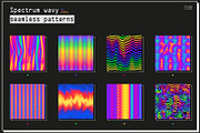 Spectrum lines patterns., a Pattern Graphic by Gudiny (Thumbnail 6 of 7)
