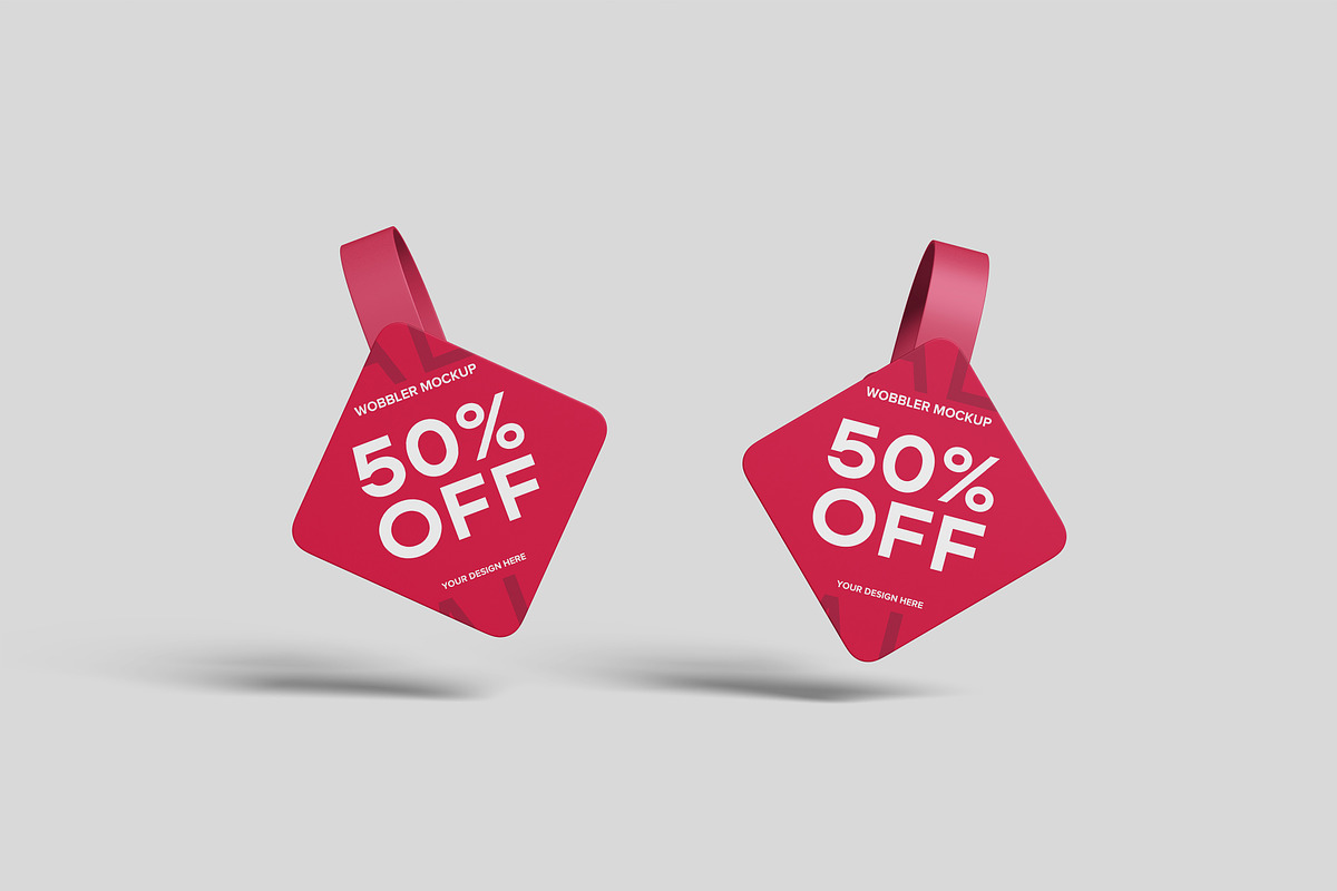 Wobbler Mockup, an Advertising Mockup by Hazzpro_Std (Photo 4 of 5)