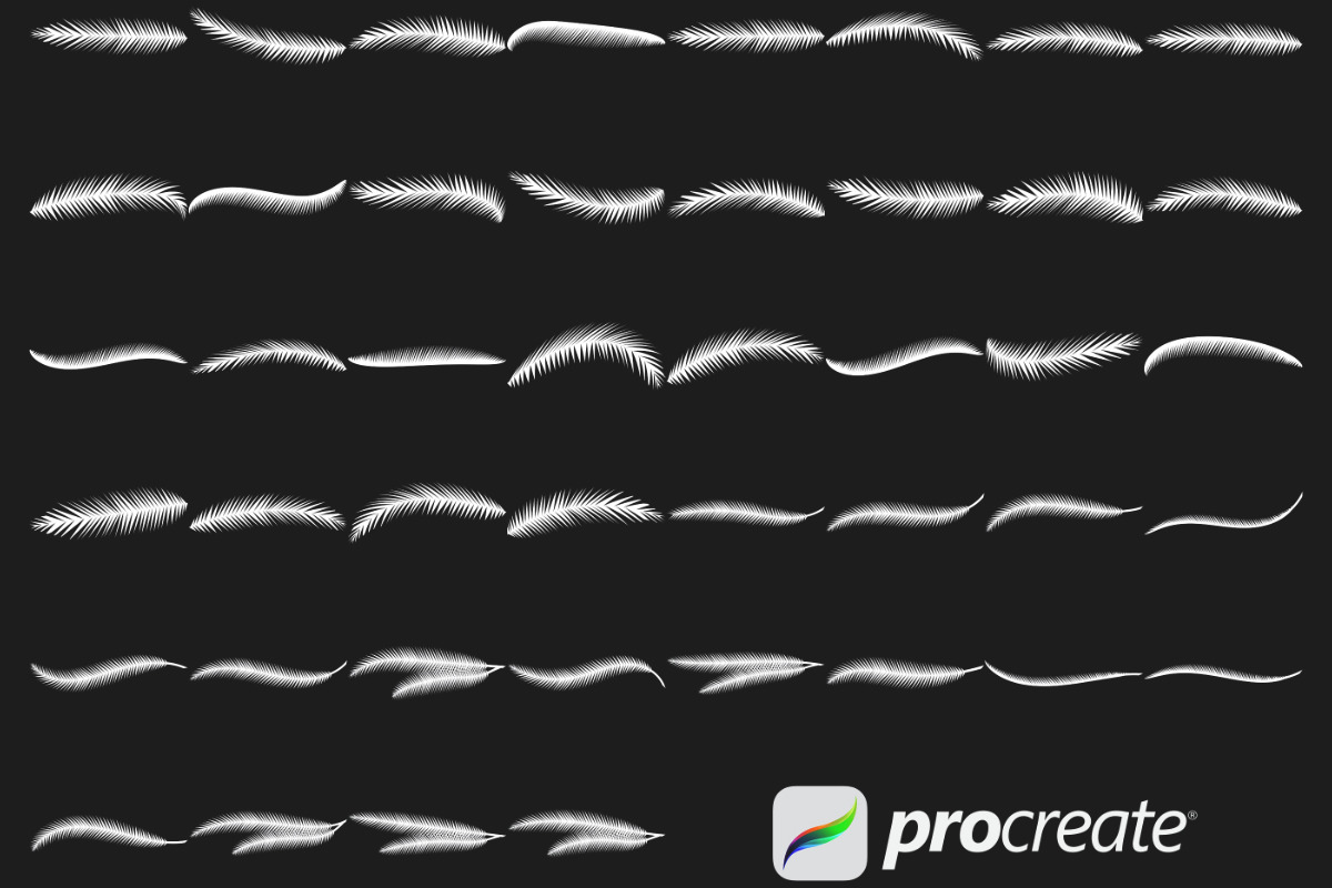 Tropical Palm Leaves Set 1 Procreate, a Brush Add-On by Disasterology Ink (Photo 5 of 10)