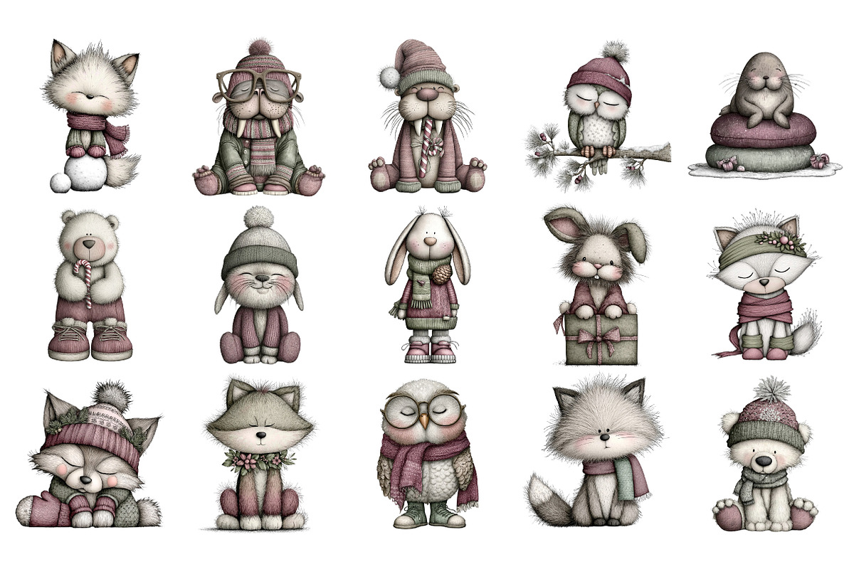 Arctic Animals Sublimation Bundle, an Illustration by Daily.Designs (Photo 3 of 3)
