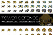 Tower Defence - Wooden Buildings, an Object Graphic by quicky (Thumbnail 1 of 2)