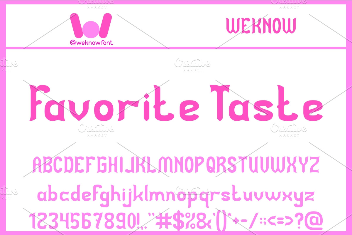 White Angle font, a Font by weknow (Photo 4 of 5)