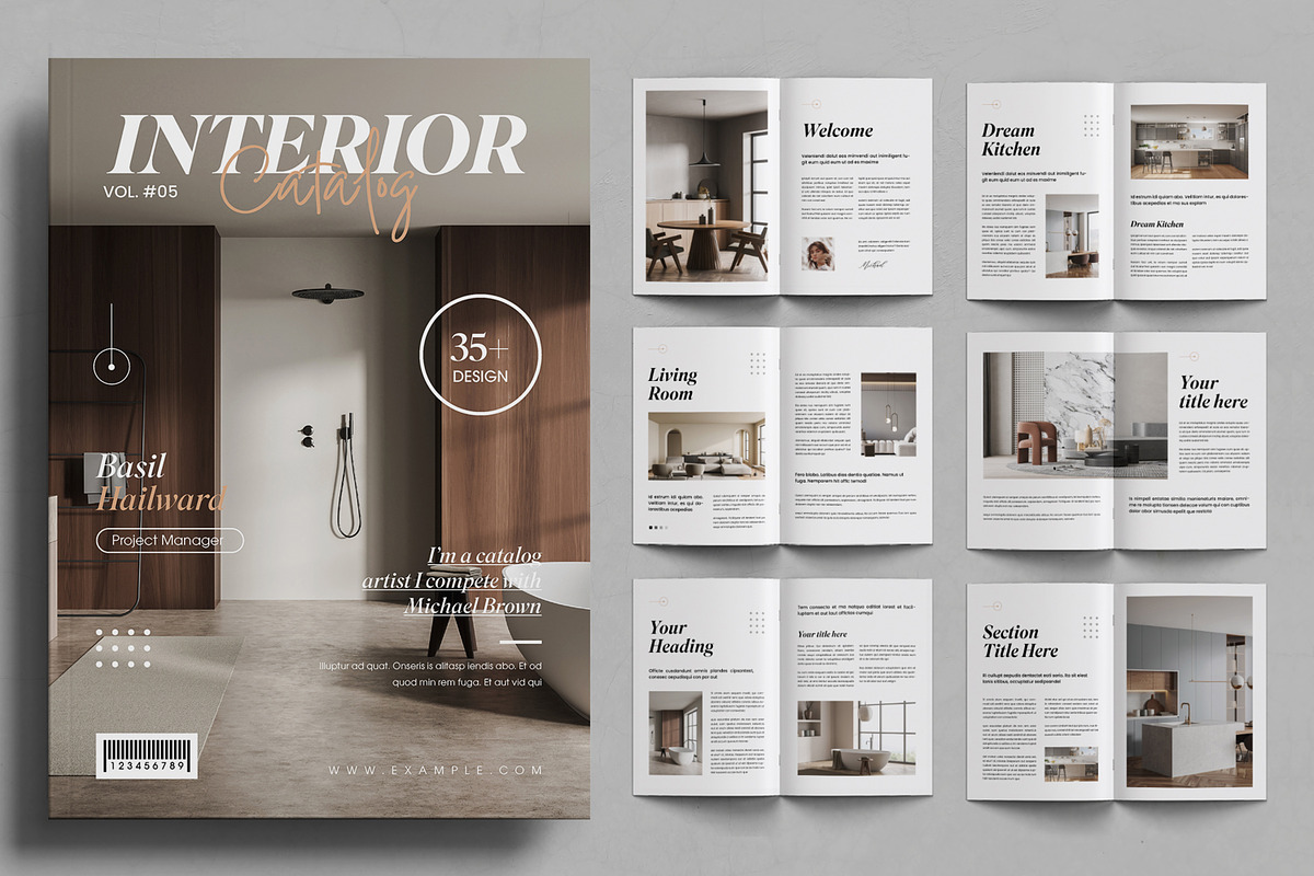 Interior Catalog Design, a Brochure Template by ContestDesign (Photo 1 of 3)
