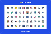50 Communications and media icons, an Icon by Wencory (Thumbnail 1 of 2)