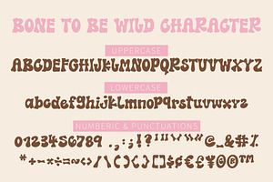 Bone To Be Wild-Retro Halloween Font