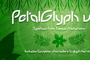 Petal Glyph, a Font by Essqué Productions (Thumbnail 1 of 3)