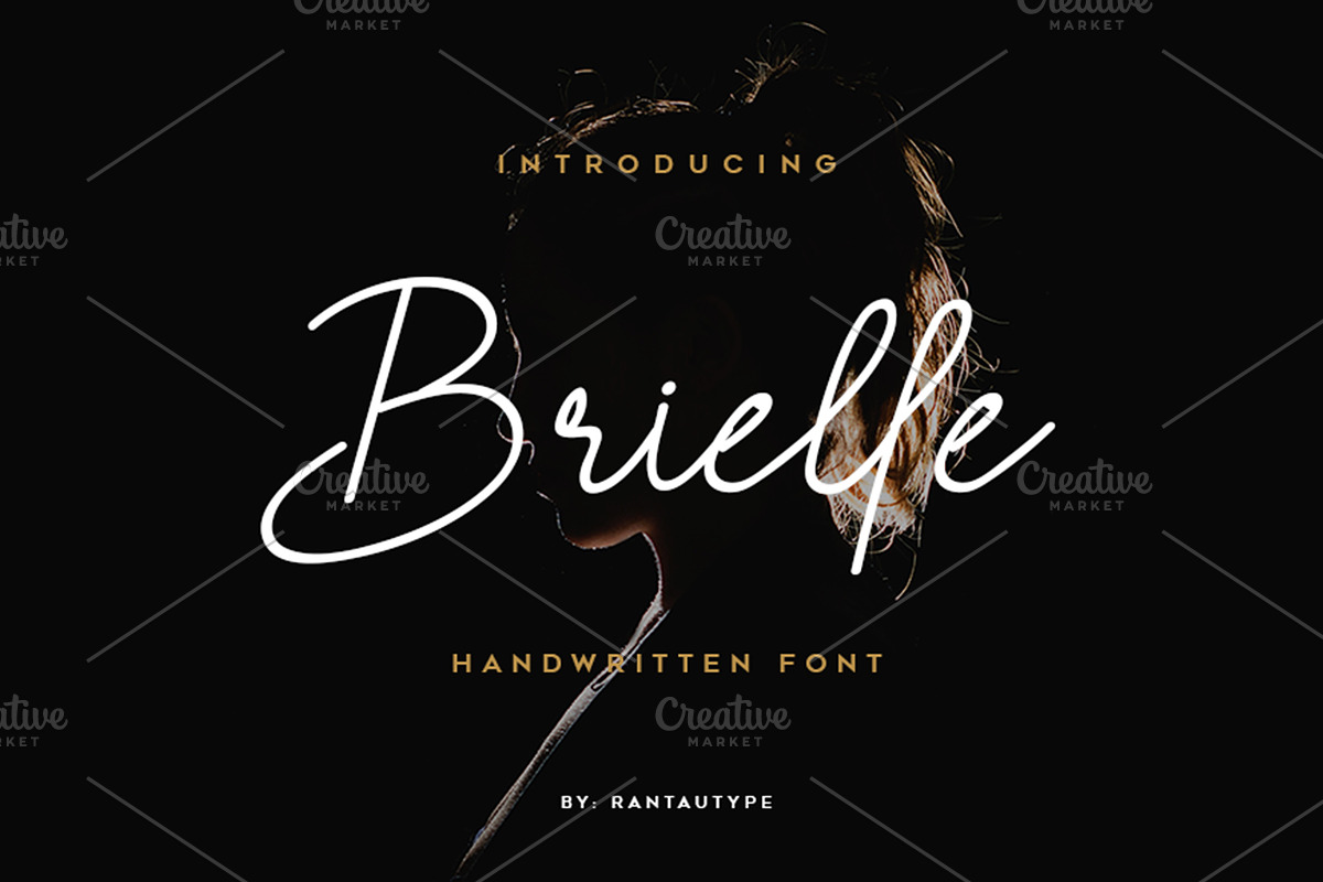 Brielle - Handwritten font, a Handwritten Font by RantautypeStudio (Photo 1 of 7)