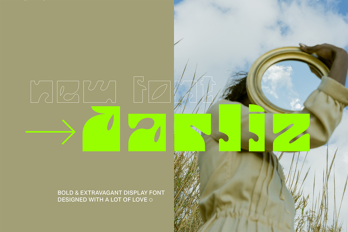 DARLIZ | Display Font, a Serif Font by Vermeulen Design Studio (Photo 1 of 6)