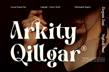 Arkity Qillgar Feminine Elegant Font