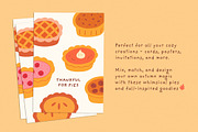 Fall Finds Homemade Pies PNG Clipart, a Food Illustration by Dina Mae (Thumbnail 4 of 12)